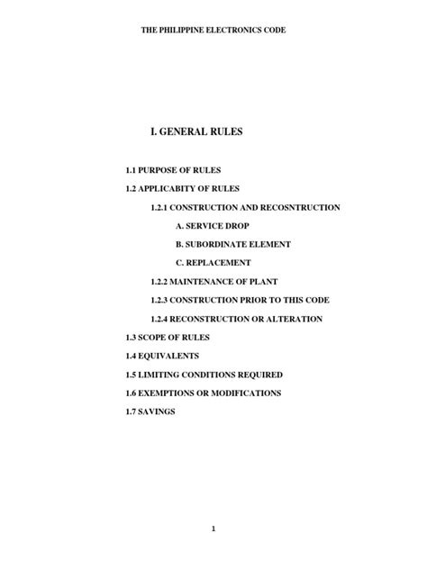 [PDF] The Philippine Electronics Code Volume 1 (Safety) .